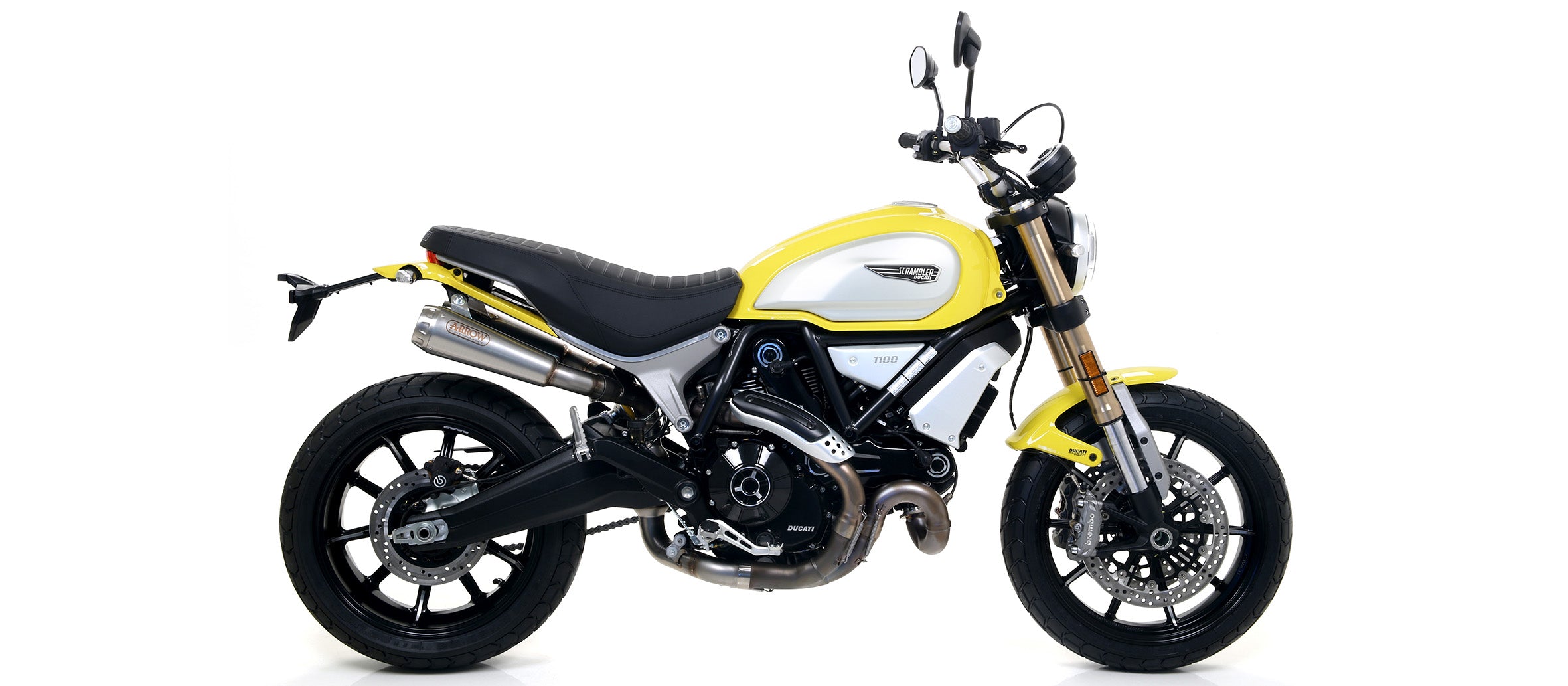 NON-CATALYTIC CENTRAL FITTING ARROW DUCATI SCRAMBLER 1100 2018-19