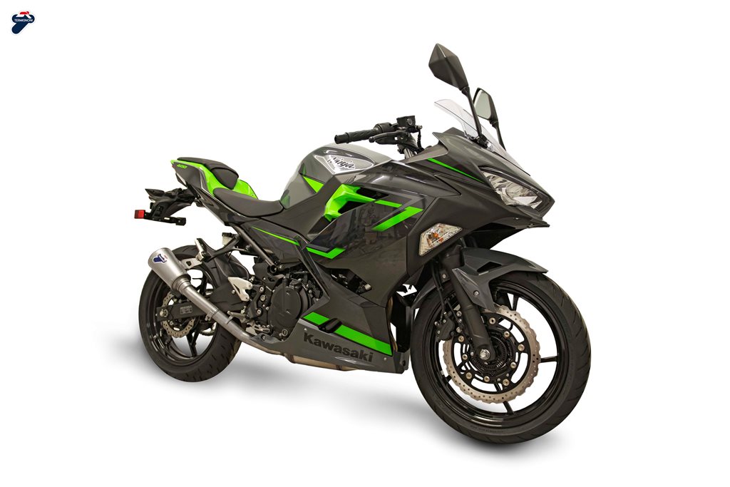 TERMINALE SCARICO RACING TERMIGNONI GP2R-R INOX KAWASAKI Z 400  NINJA 400 2018 19