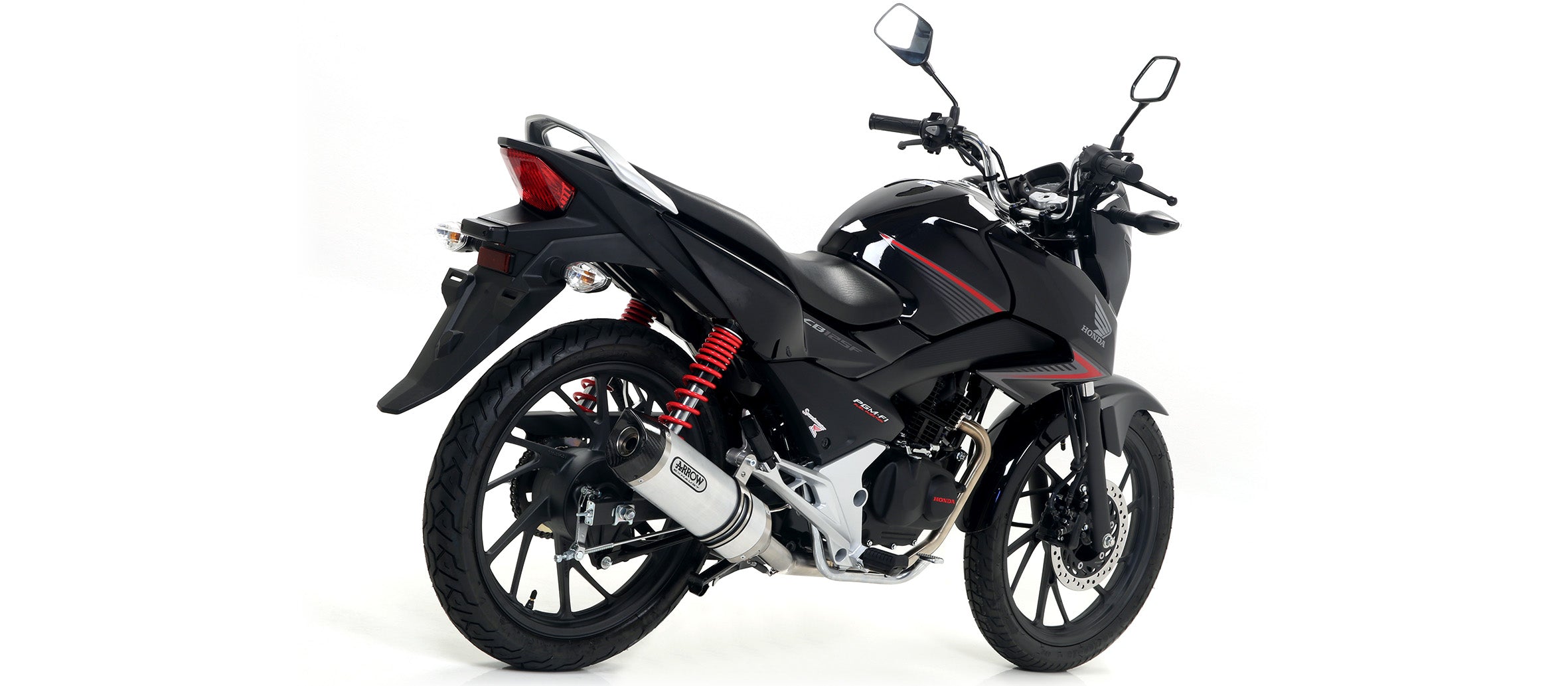 COMPLETE EXHAUST APPROVED THUNDER ALUMINUM ARROW HONDA CB 125 F 2017-20