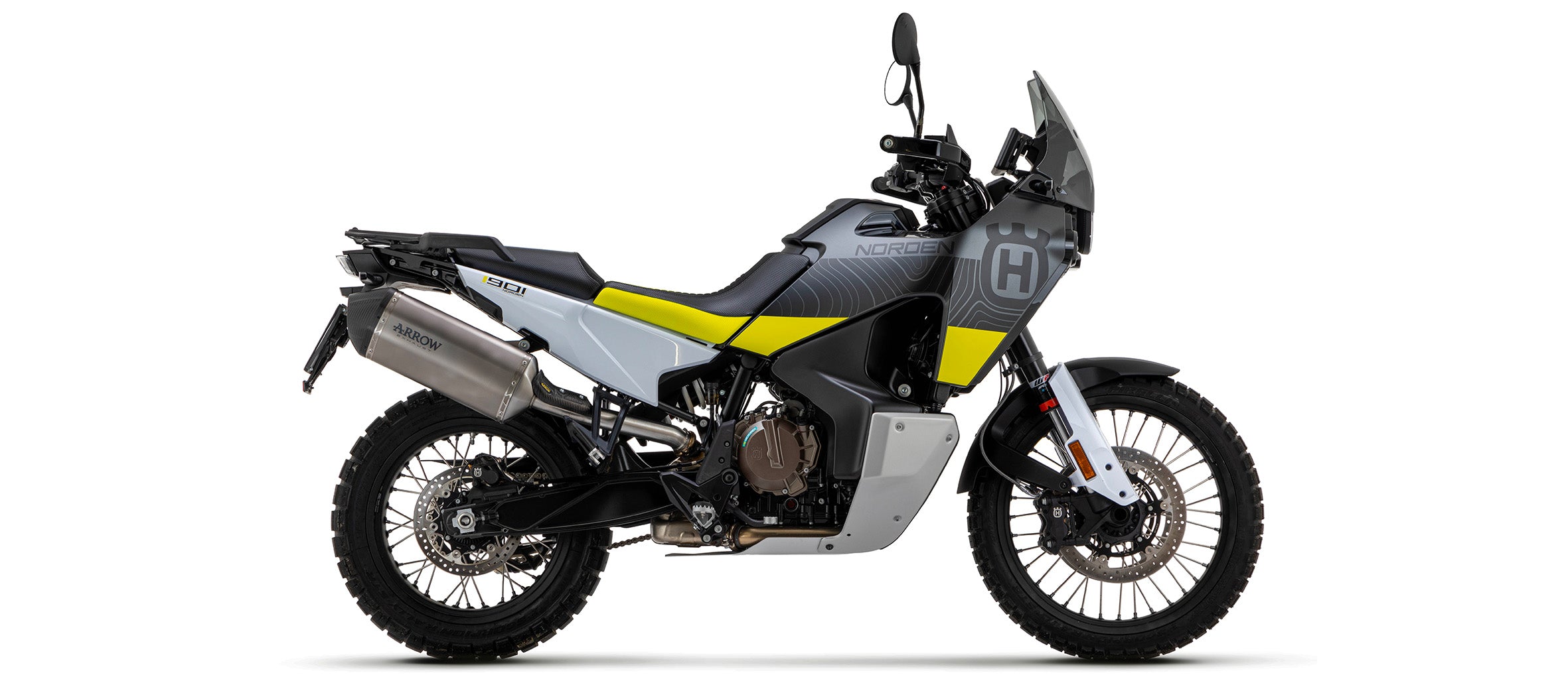 SCARICO MARMITTA SONORA TITANIO-CARBONIO ARROW HUSQVARNA NORDEN 901 2022