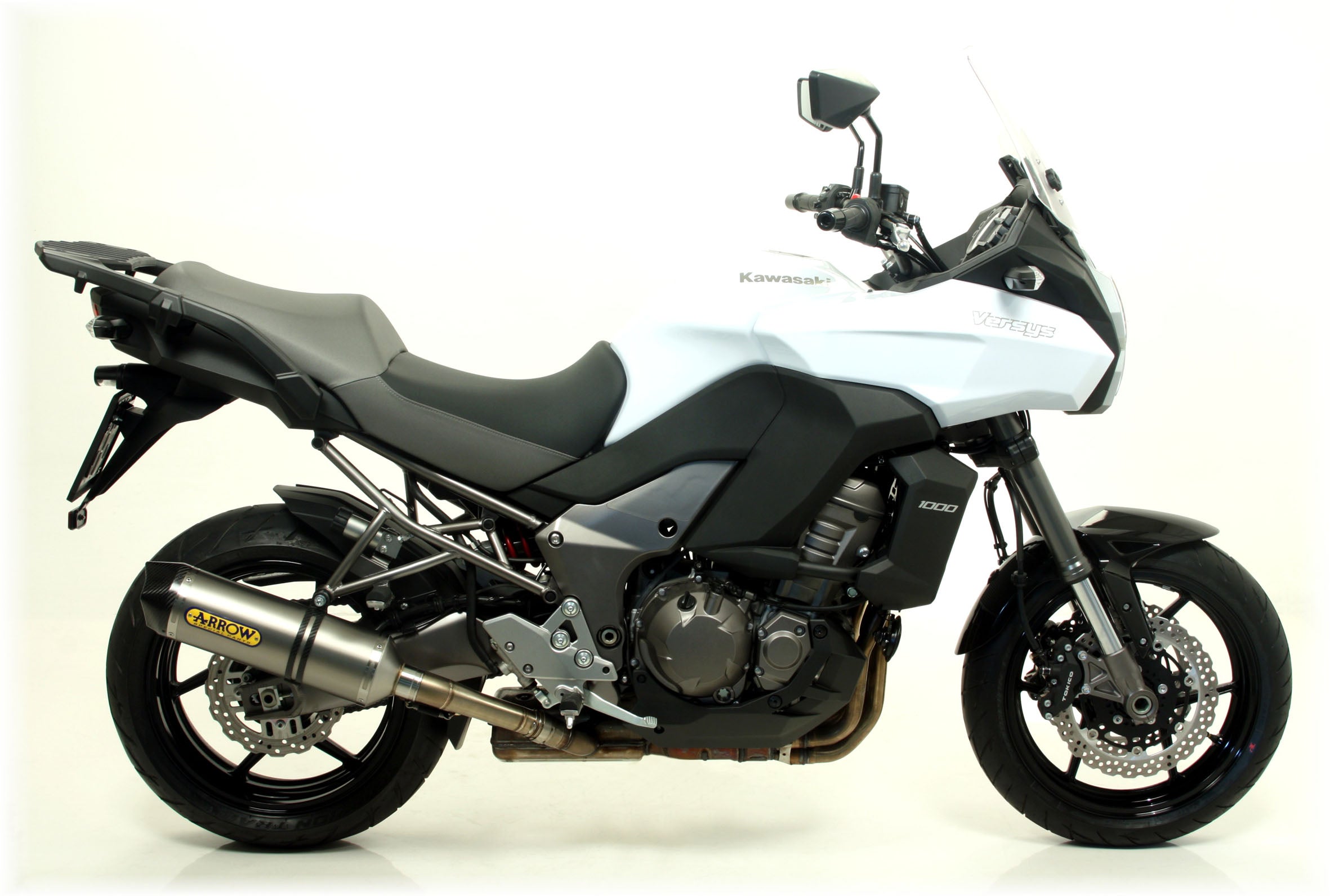 SCARICO OMOLOGATO RACE-TECH TITANIO-CARBONIO ARROW KAWASAKI VERSYS 1000 2012-16