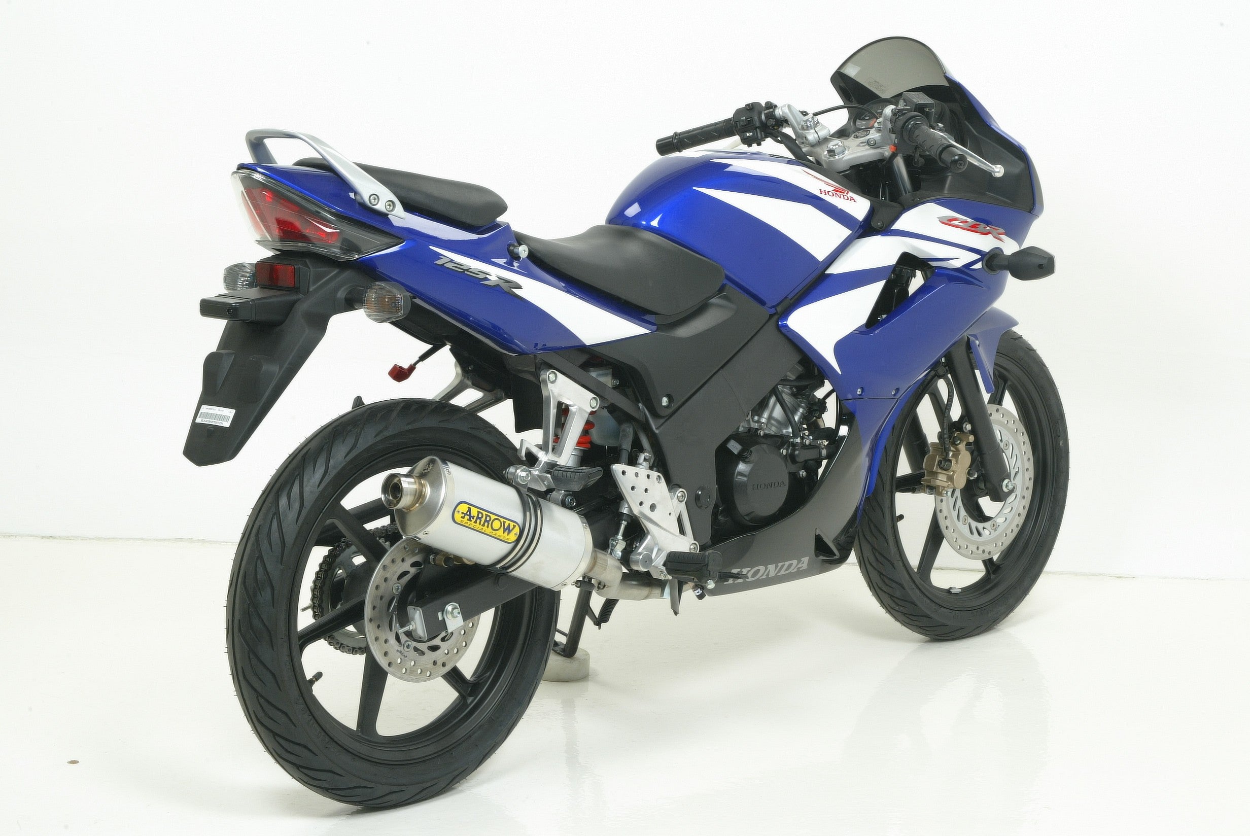 COMPLETE EXHAUST THUNDER APPROVED ALUMINUM ARROW HONDA CBR 125 R 2004-10