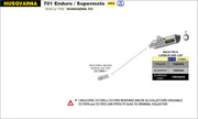 SCARICO OMOLOGATO RACE-TECH TITANIO-CARBONIO ARROW HUSQVARNA 701 SUPERMOTO 2021>