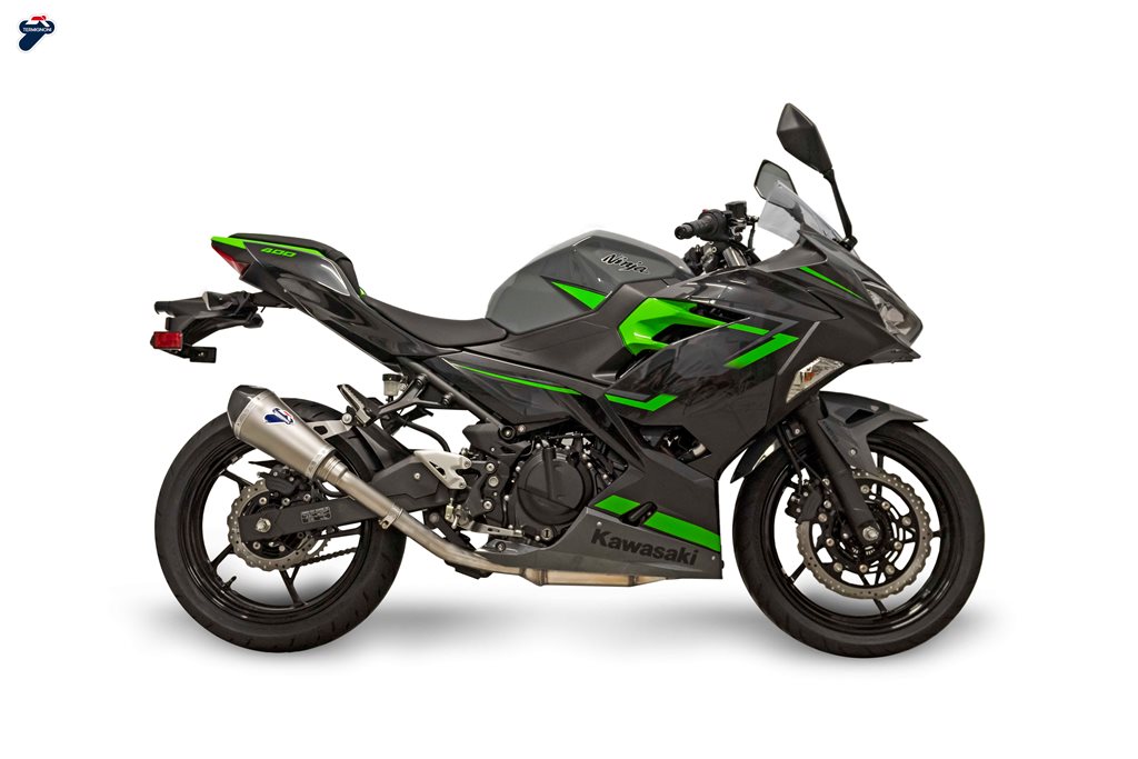 TERMINALE SCARICO TERMIGNONI RELEVANCE TITANIO KAWASAKI Z 400  NINJA 400 2018 19