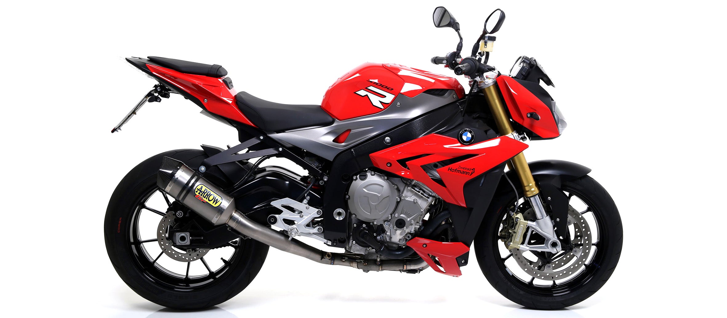 COMPLETE KIT COMPETITION RACE-TECH STEEL HEADERS ARROW BMW S 1000 R 2014-16