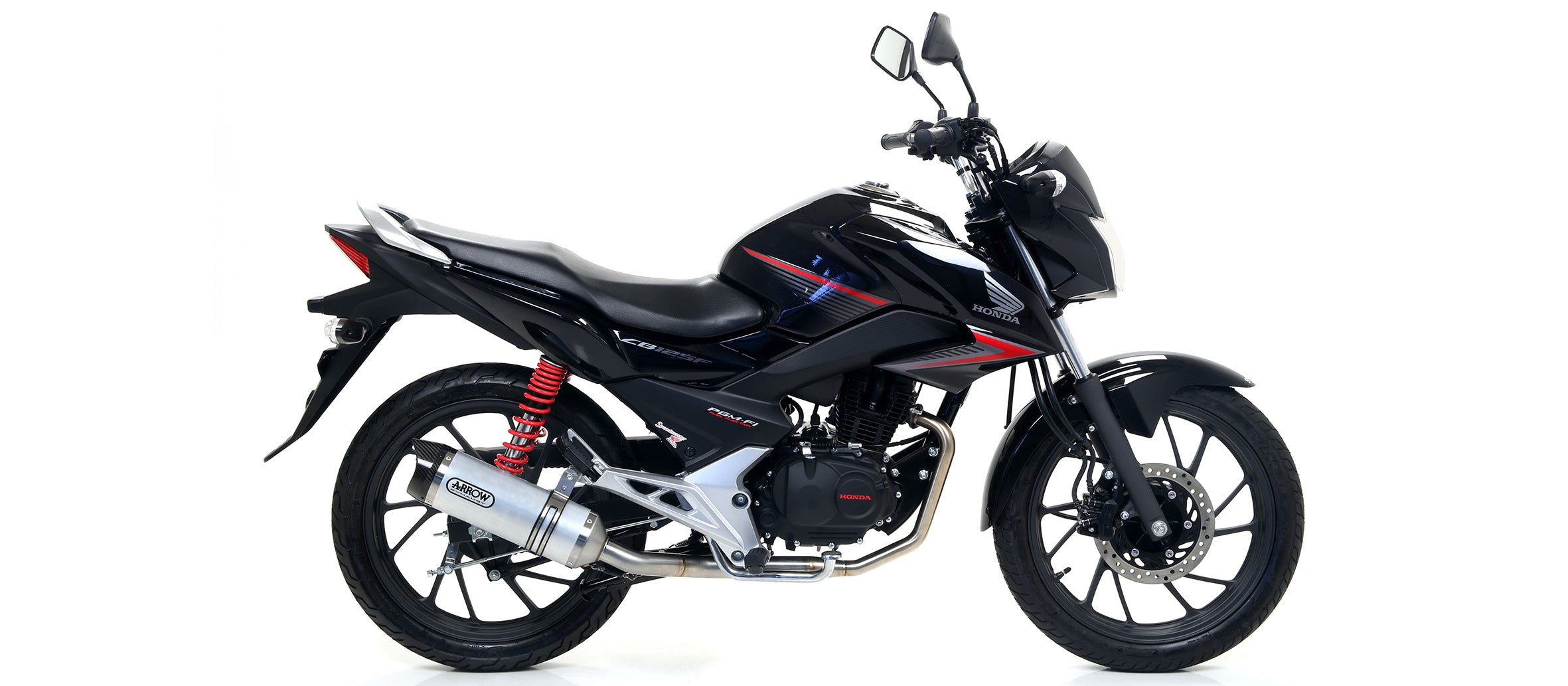 COMPLETE EXHAUST APPROVED THUNDER ALUMINUM ARROW HONDA CB 125 F 2017-20