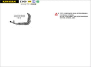 COLLETTORI RACING ARROW KAWASAKI Z 900 2017-19