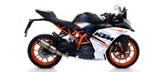 SCARICO MARMITTA OMOLOGATO THUNDER TITANIO-CARBONIO ARROW KTM RC 125 2017-20