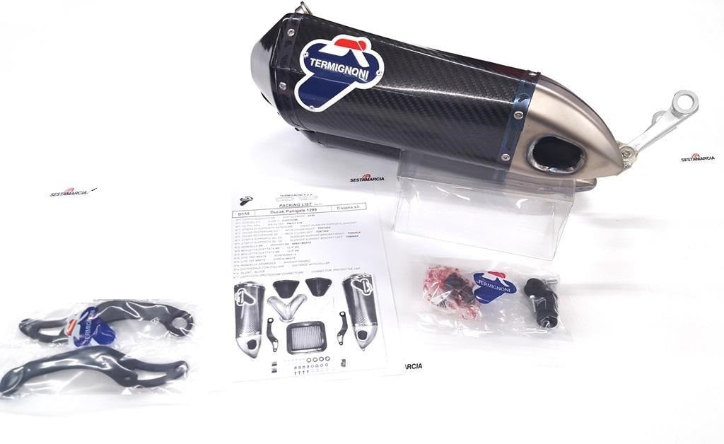 TERMINALE SCARICO TERMIGNONI RACING DUCATI CARBONIO PANIGALE 1299 R 2012 - 18