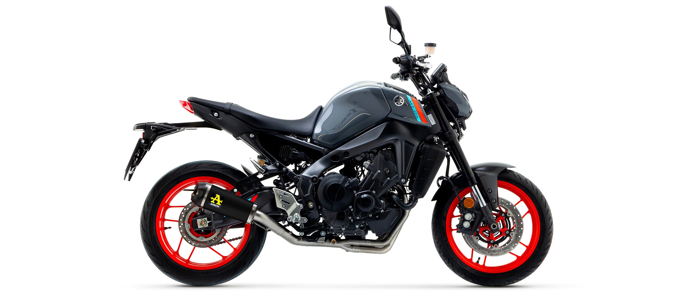 SCARICO COMPLETO BASSO WORKS RACING TITANIO-CARBONIO ARROW YAMAHA MT-09 2021-22