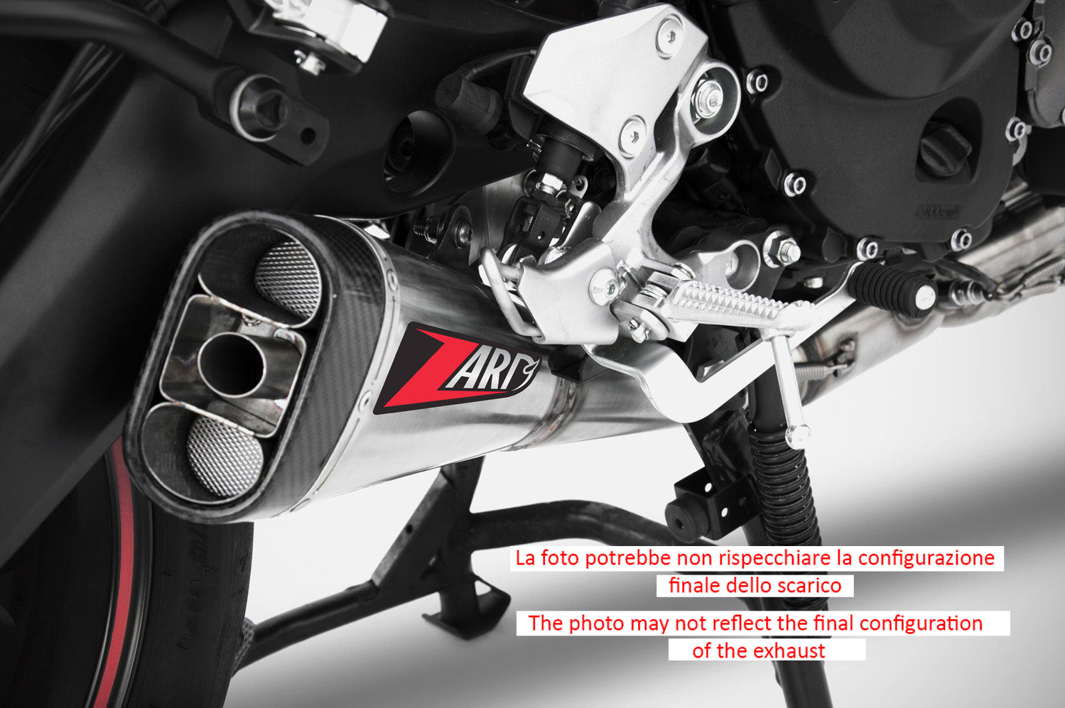 EXHAUST ZARD SHORT EURO3 STAINLESS STEEL-STEEL YAMAHA TRACER 900 2015-16