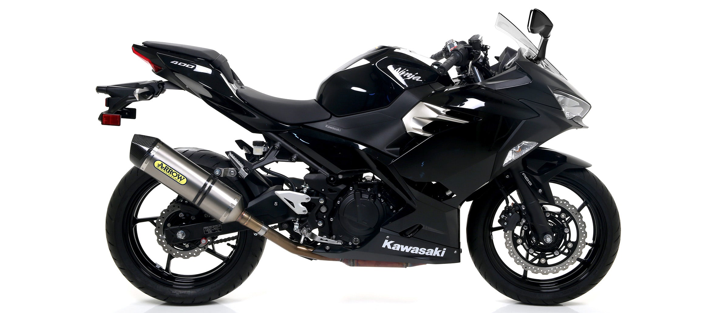 SCARICO MARMITTA RACE-TECH TITANIO-CARBONIO ARROW KAWASAKI NINJA 400 2018-2021