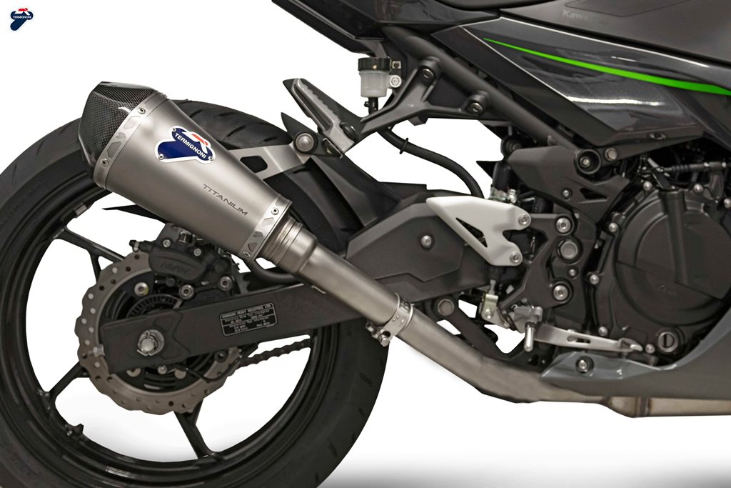 TERMINALE SCARICO TERMIGNONI RELEVANCE TITANIO KAWASAKI Z 400  NINJA 400 2018 19