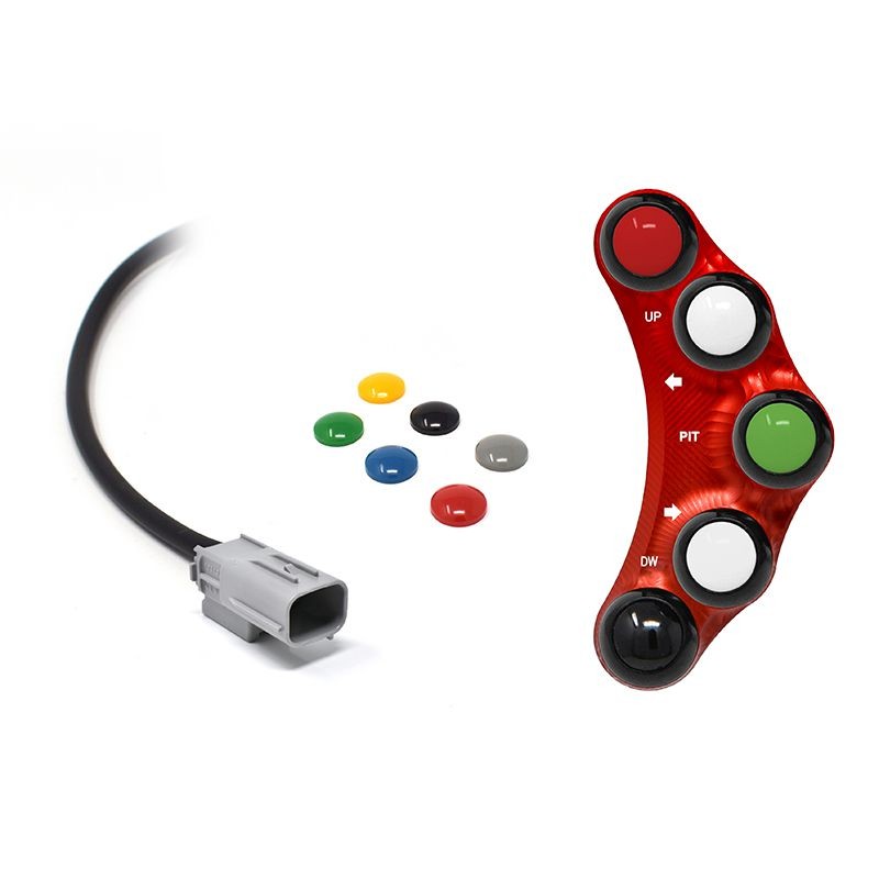 RACING LEFT HANDLEBAR SWITCH RED JETPRIME APRILIA RS 660 2020 - 21