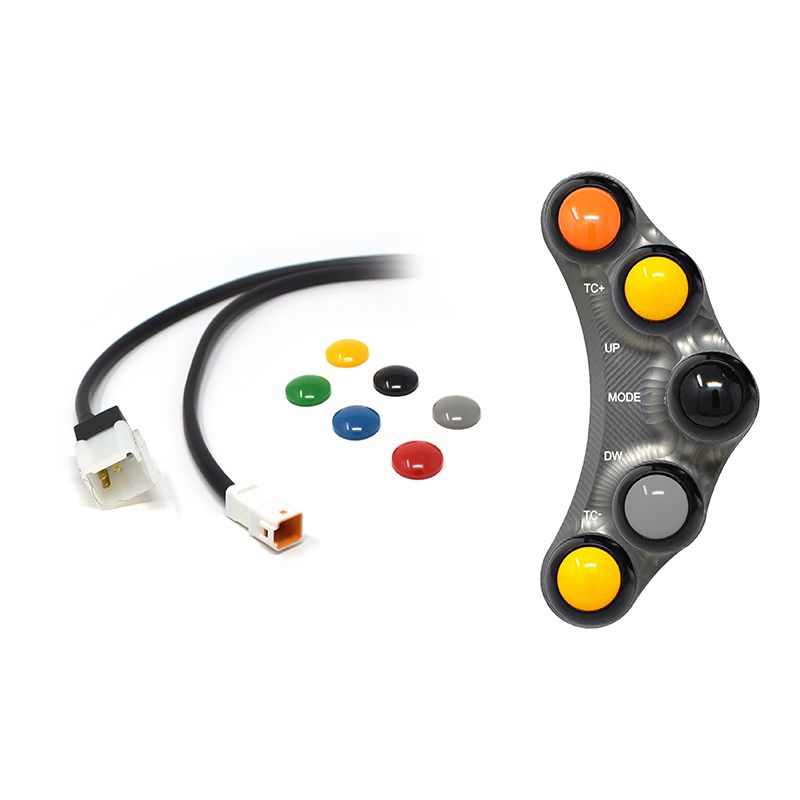 RACING LEFT HANDLEBAR SWITCH TITANIUM JETPRIME APRILIA TUONO V4 / R / RR 11 - 16