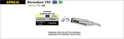 SILENCER THUNDER ALUMINUM-CARBON ARROW APRILIA DORSODURO 750 2009-17