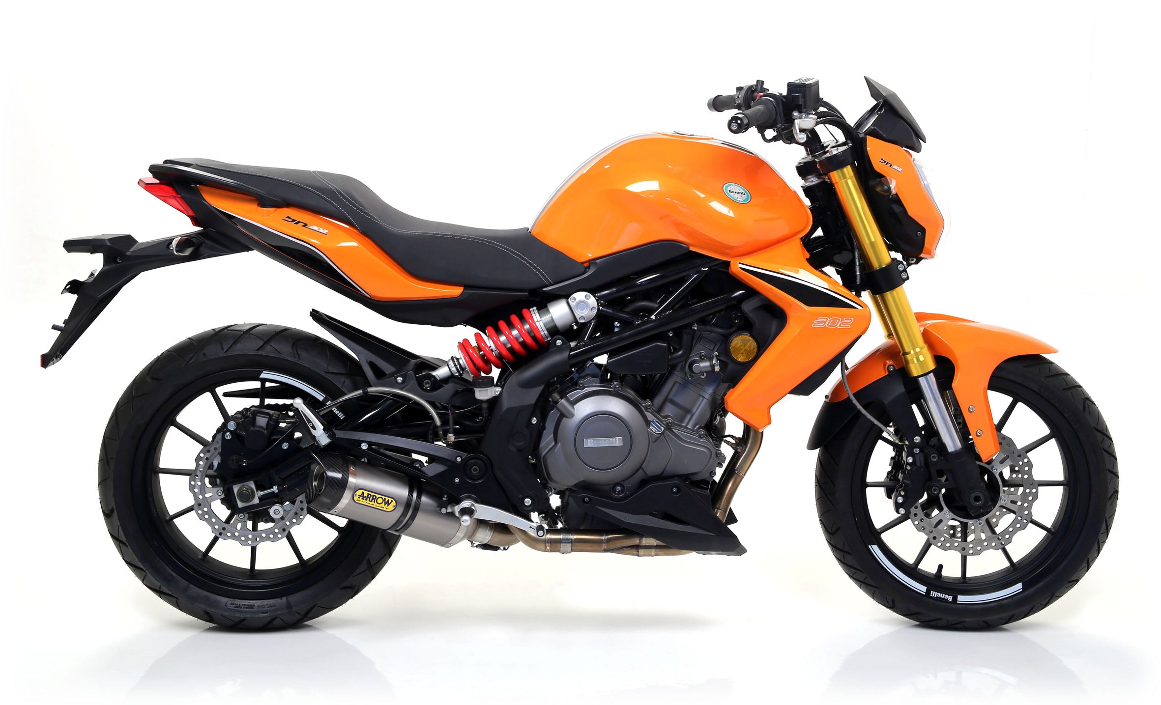 SCARICO MARMITTA STREET THUNDER TITANIO-CARBONIO ARROW BENELLI BN 302 2014-18