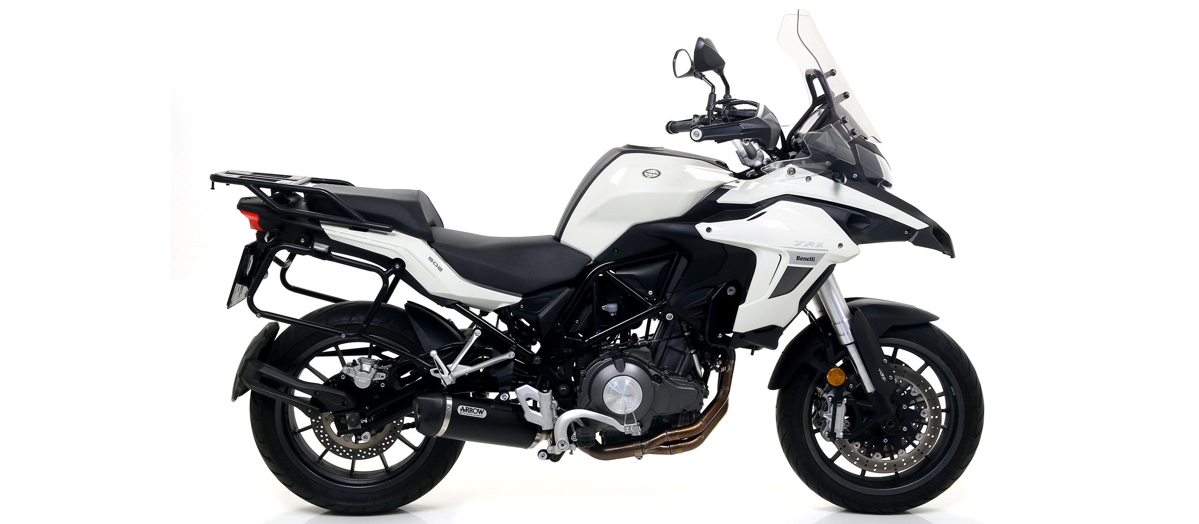 KIT SILENCER APPROVED EC+ECE RACE-TECH ALUMINUM-CARB ARROW BENELLI TRK 502 17-20