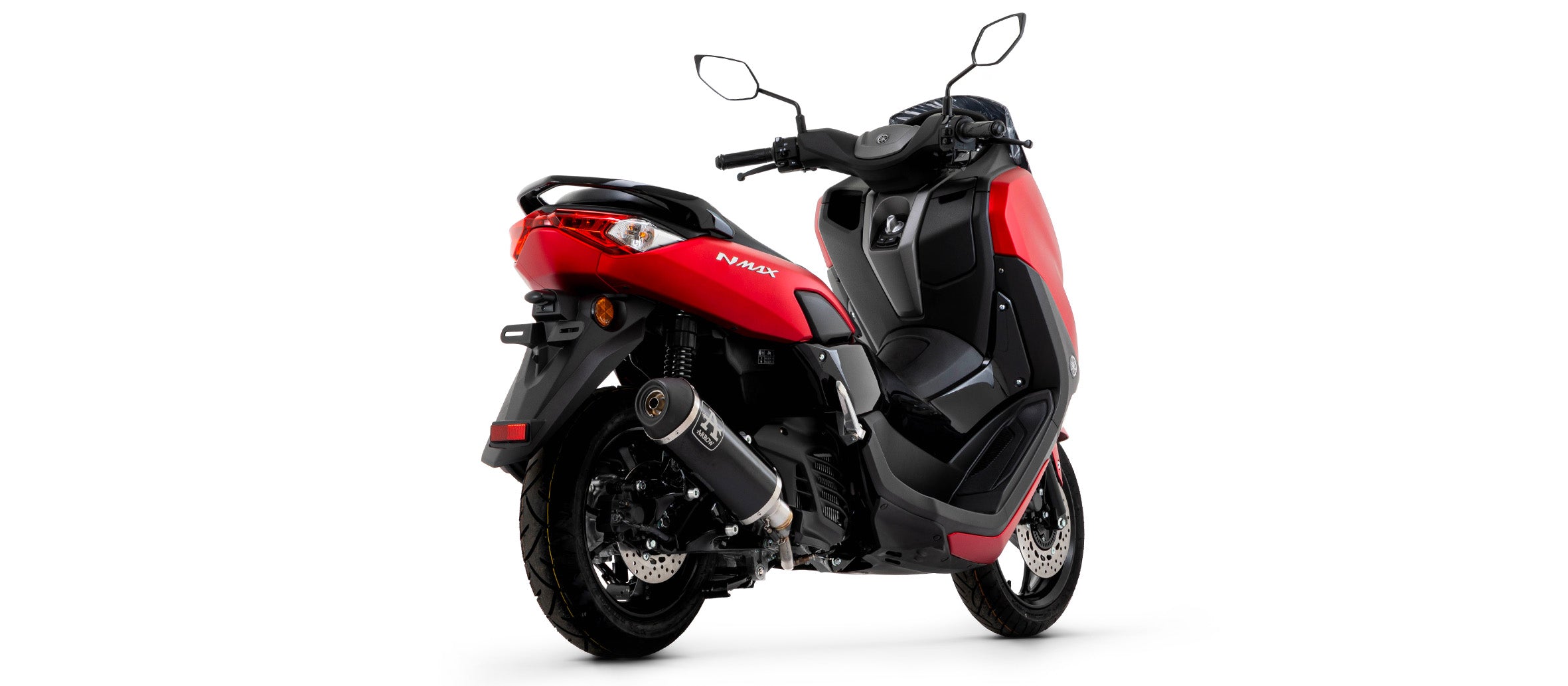 COMPLETE EXHAUST APPROVED URBAN BLACK ALU-BLACK ARROW YAMAHA NMAX 125 2021-22