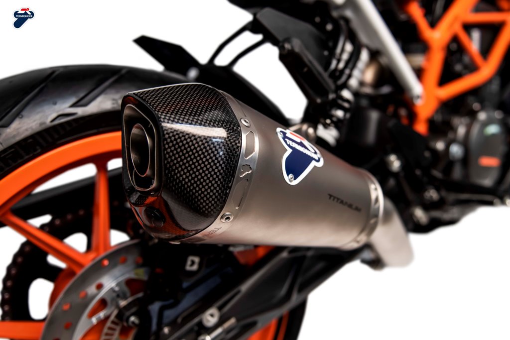 TERMINALE SCARICO RACING TERMIGNONI RELEVANCE TITANIO KTM DUKE 390 2017 - 19