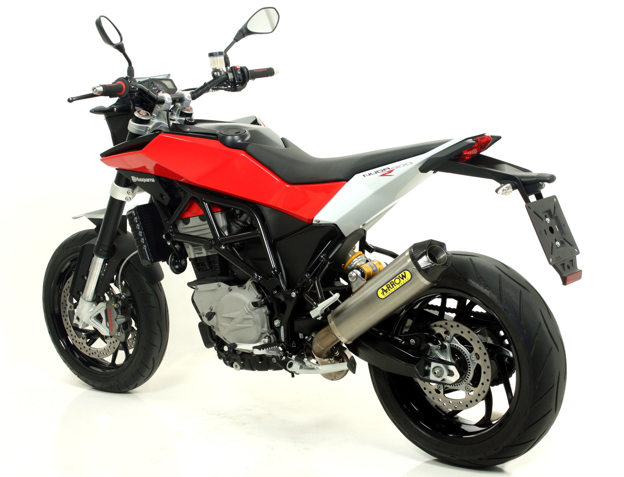 SCARICO MARMITTA WORKS TITANIO-CARBONIO ARROW HUSQVARNA NUDA 900 2012-13