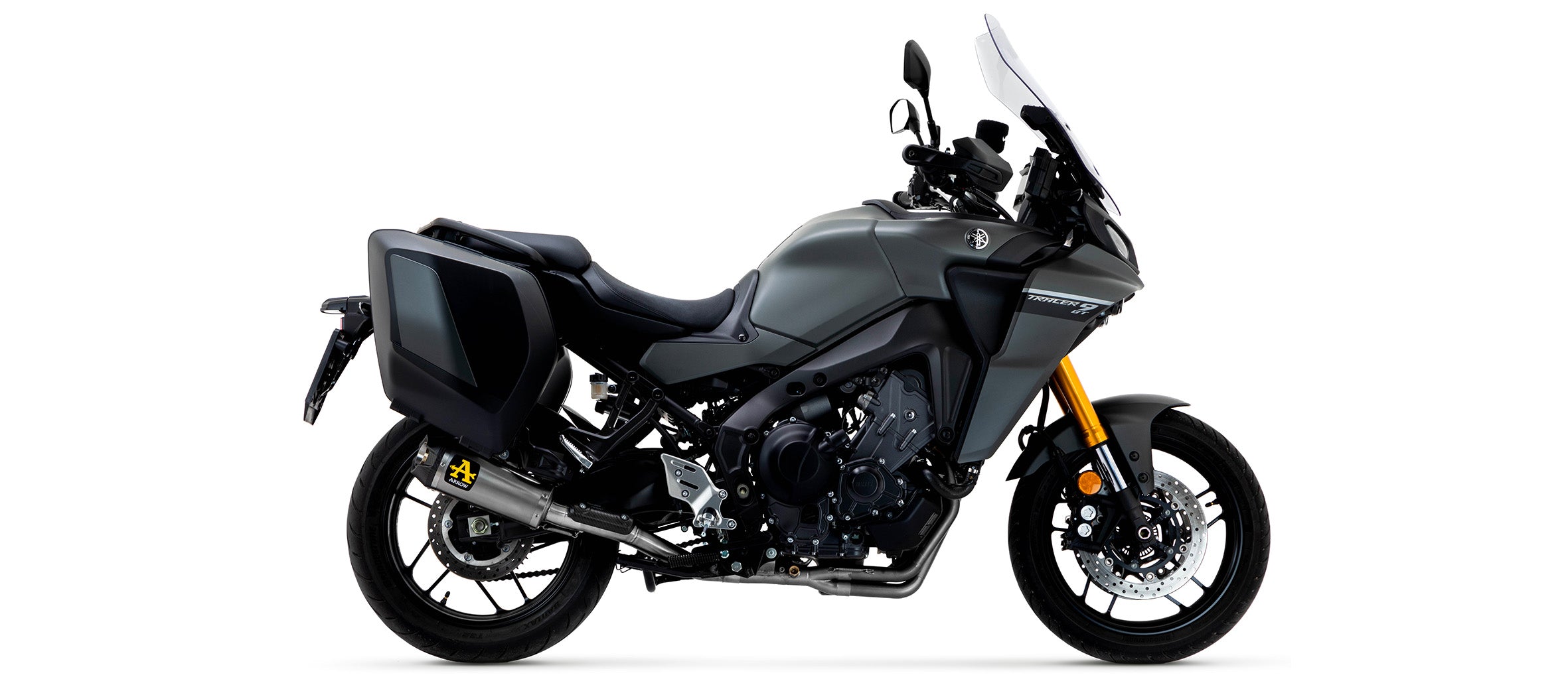 SCARICO BASSO WORKS EURO5 TITANIO-CARBONIO ARROW YAMAHA TRACER 9 GT 21-22