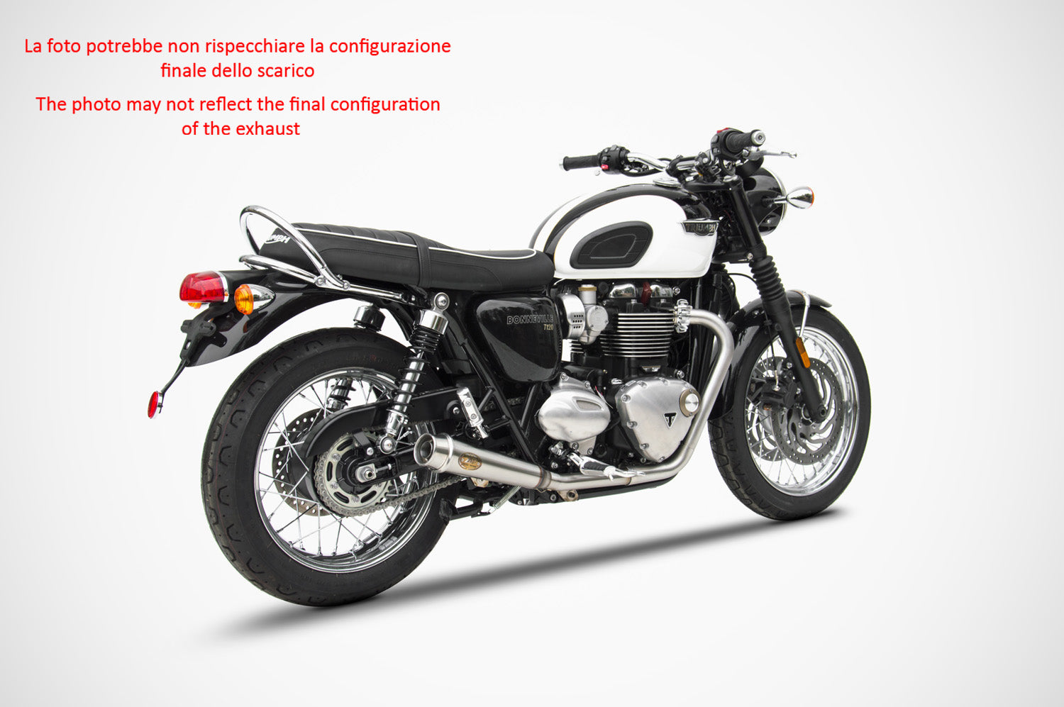 SCARICO COMPLETO ZARD ARRETRATO 2-2 RACING TRIUMPH BONNEVILLE T120 2016-23 16-19
