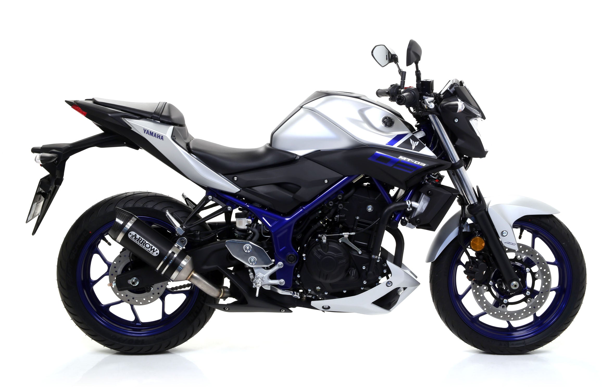 SCARICO MARMITTA STREET THUNDER CARBONIO-CARBONIO ARROW YAMAHA MT-03 2016-19