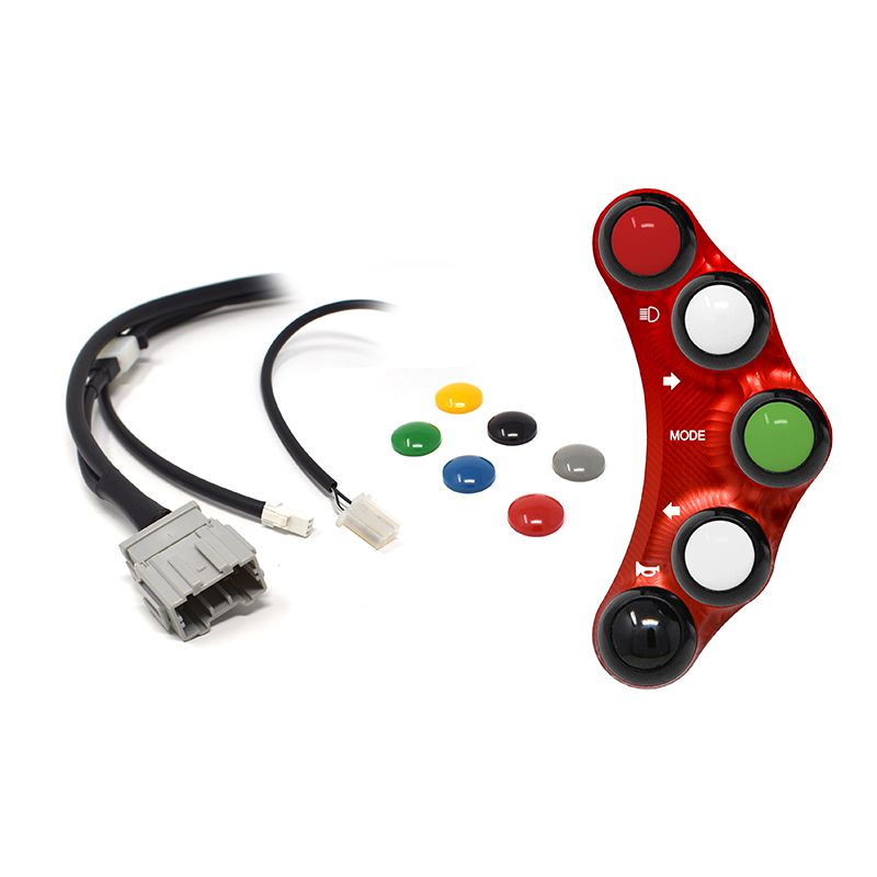 STREET VERSION LEFT HANDLEBAR SWITCH RED JETPRIME MV AGUSTA BRUTALE 675 2012-17