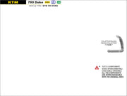 COLLETTORI RACING ARROW KTM 790 DUKE 2018-20