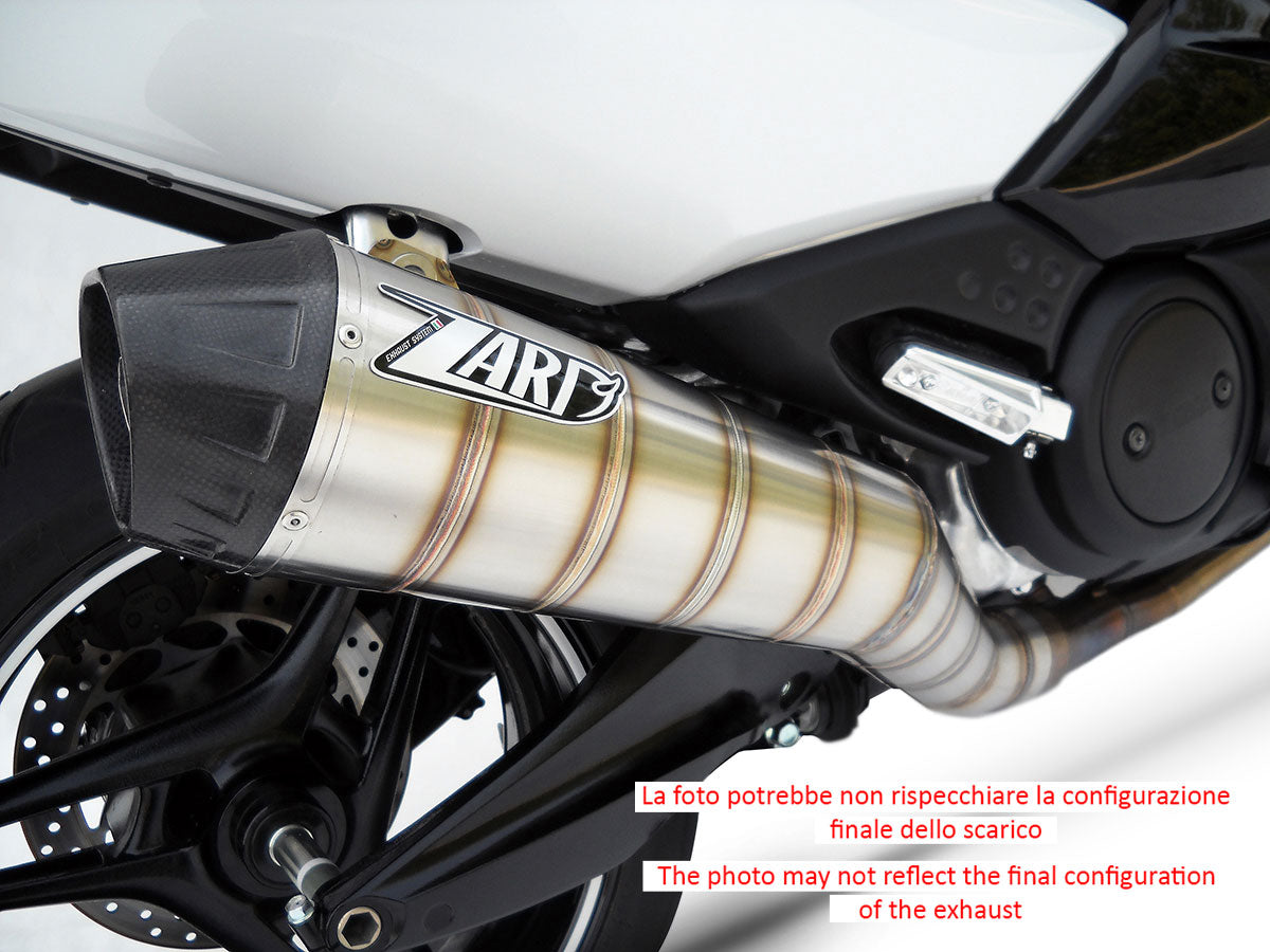 EXHAUST ZARD CONICAL RACING STAINLESS STEEL YAMAHA T MAX 530 2008-11