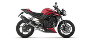 FULL EXHAUST RACING VELOCE ALUMINUM BLACK ARROW TRIUMPH STREET TRIPLE 765 RS 23