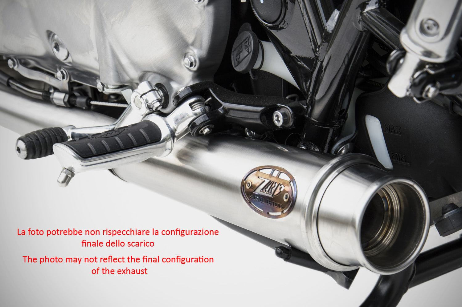 EXHAUST LOW 2-2 ZARD STEEL APPROVED TRIUMPH BONNEVILLE T100 2017-20