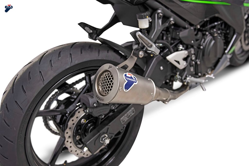 TERMINALE SCARICO RACING TERMIGNONI GP2R-R INOX KAWASAKI Z 400  NINJA 400 2018 19