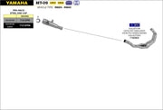 COMPLETE EXHAUST APPR. EC+ECE PRO-RACE NICHROM ARROW YAMAHA TRACER 900 GT 18-20