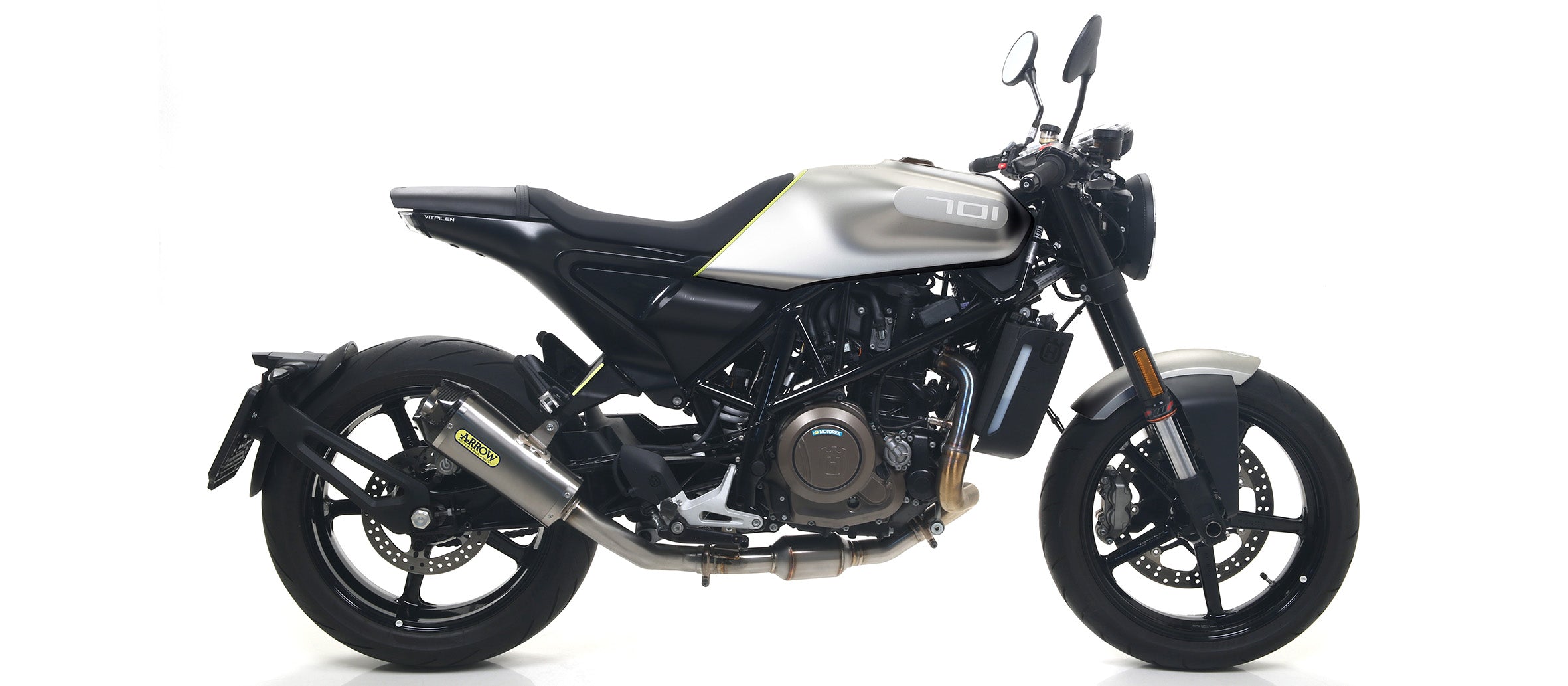 SCARICO MARMITTA WORKS TITANIO-CARBONIO ARROW HUSQVARNA VITPILEN 701 2018-19
