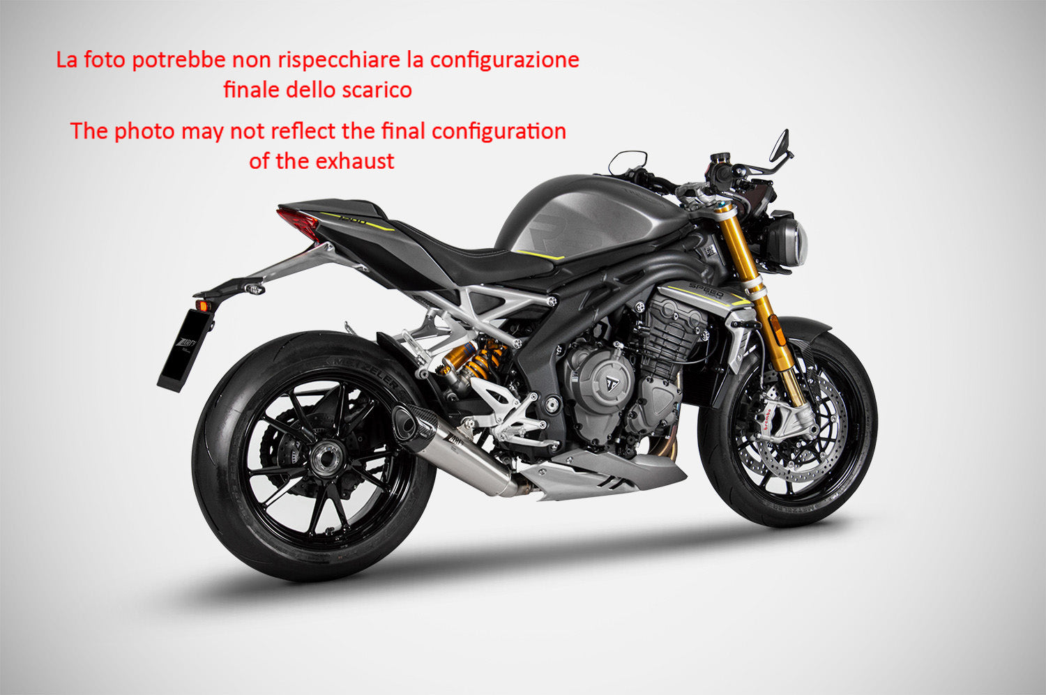 SILENCER EXHAUST EURO5 ZARD TITANIUM TRIUMPH SPEED TRIPLE 1200 RS/RR 2021-23