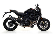 SCARICO OMOLOGATO ALLUMINIO NERO-CARBONIO ARROW DUCATI MONSTER 1200 S 16-20