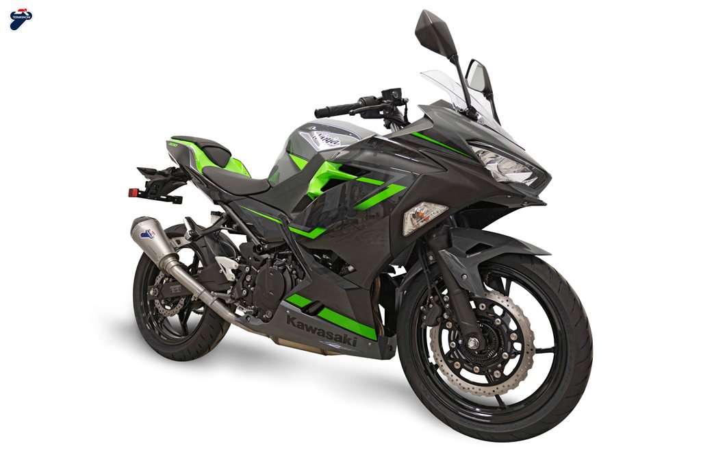 TERMINALE SCARICO TERMIGNONI RELEVANCE TITANIO KAWASAKI Z 400  NINJA 400 2018 19