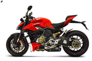 SILENCER EXHAUST TERMIGNONI TITNIUM BLACK RACING DUCATI STREETFIGHTER V4 2020-22