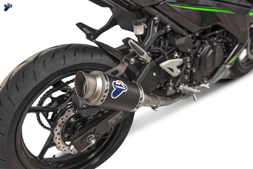 TERMINALE SCARICO TERMIGNONI GP STYLE CARBONIO KAWASAKI Z 400  NINJA 400 2018 19