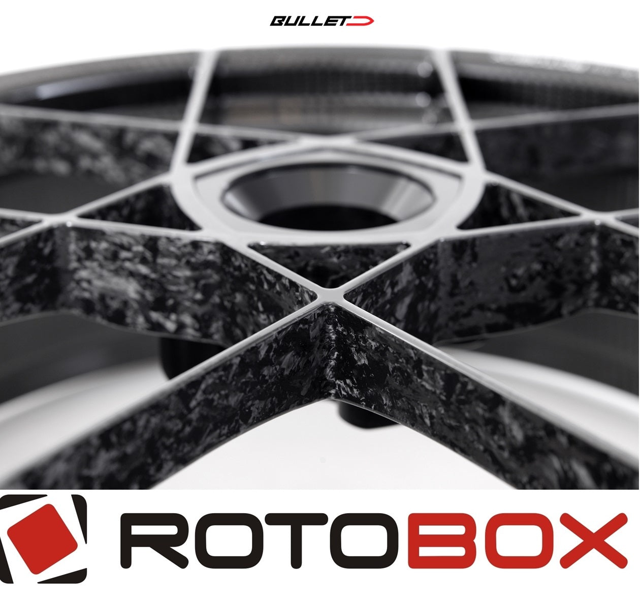 COPPIA CERCHI CARBONIO LUCIDO ROTOBOX BULLET 17˝X3.5/6˝ KTM RC8 2009>