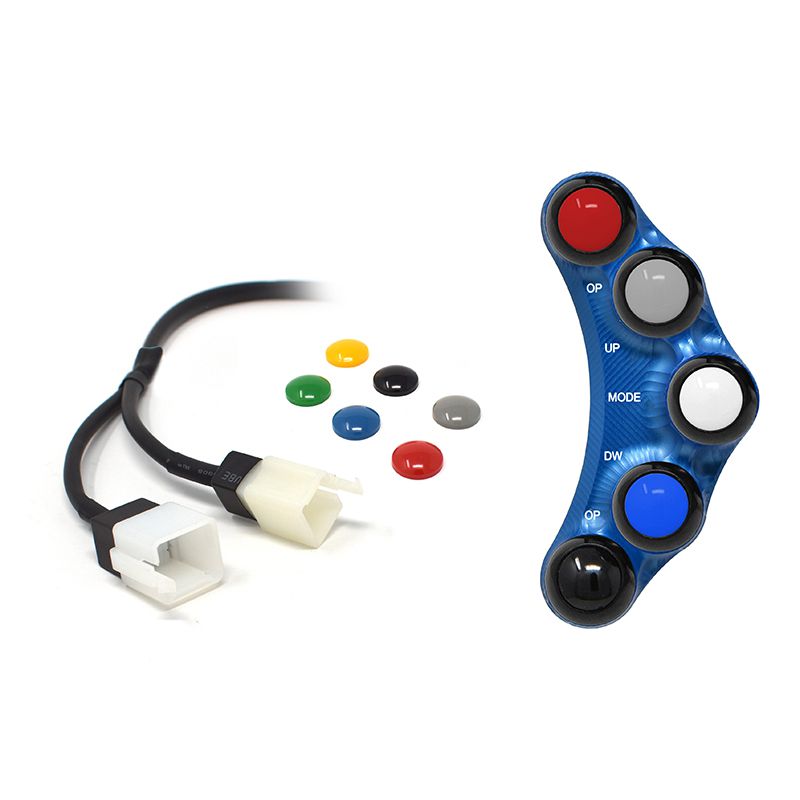 RACING LEFT HANDLEBAR SWITCH BLUE JETPRIME APRILIA RSV4 / R 2009 - 10