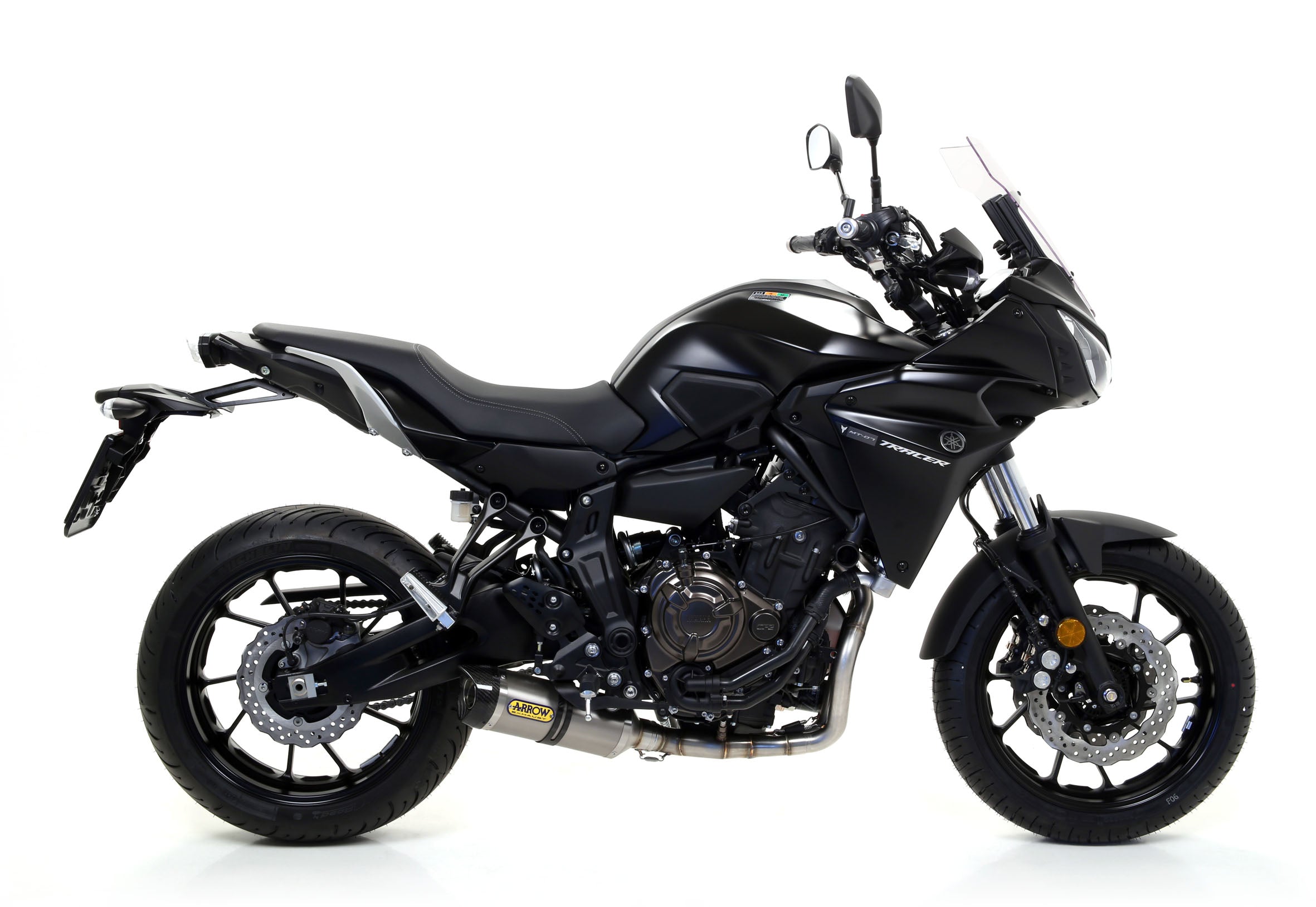 COMPLETE EXHAUST EC+ECE LOW THUNDER ALUMINUM ARROW YAMAHA TRACER 700 16-20