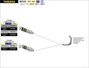 SCARICO COMPLETO RACING BASSO THUNDER ALLUMINIO ARROW YAMAHA MT-07 2014-20