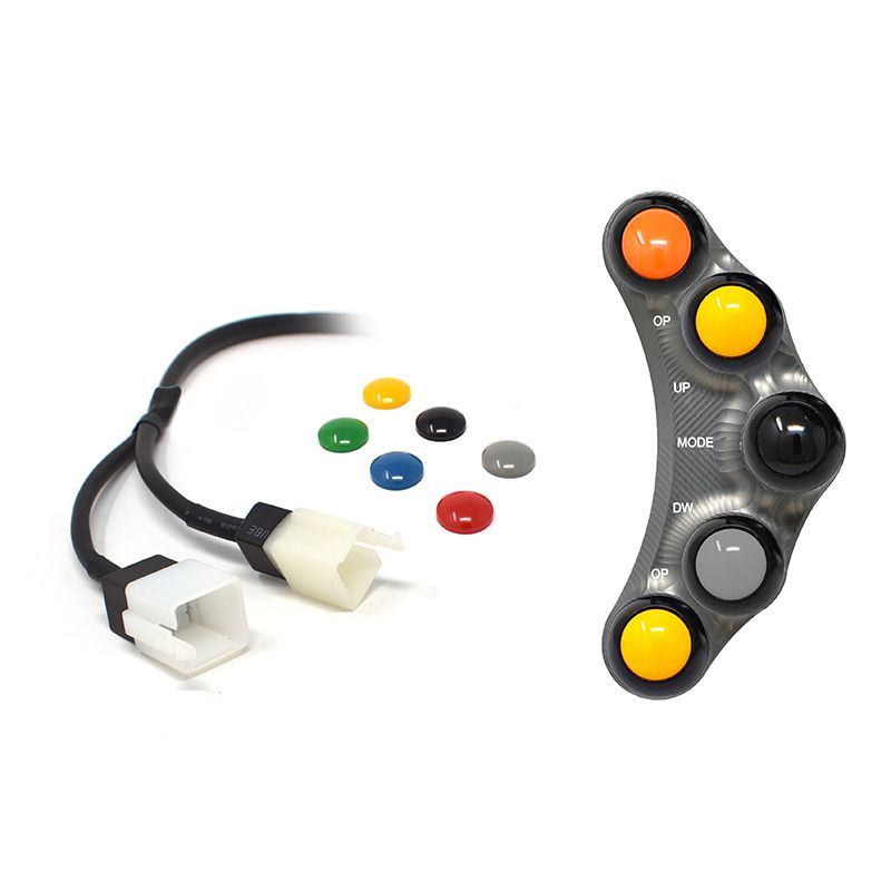 RACING LEFT HANDLEBAR SWITCH TITANIUM JETPRIME APRILIA RSV4 / R 2009 - 10