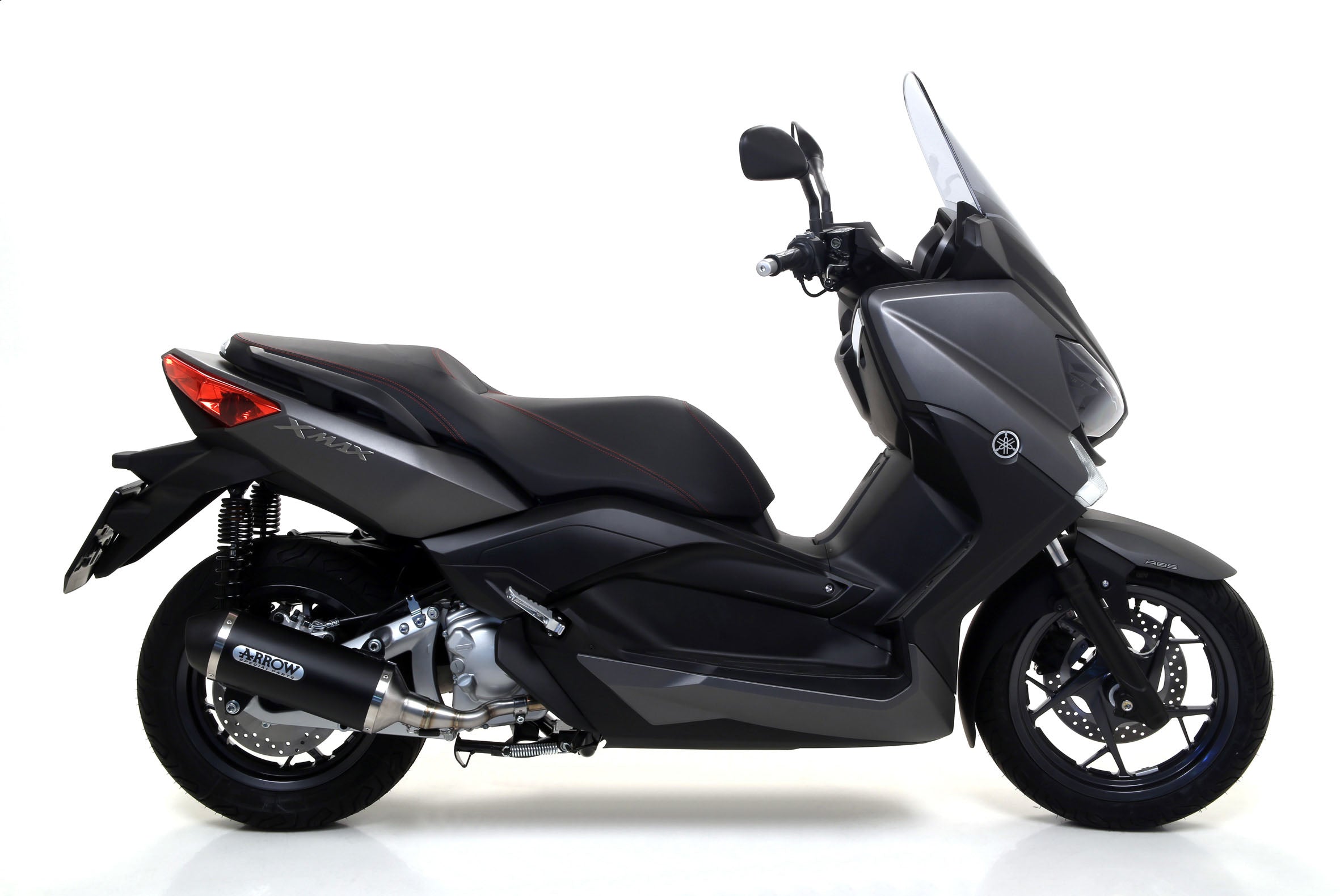 KIT SILENCER APP URBAN ALUMINUM BLACK-BLACK ARROW YAMAHA X-MAX 250 09-16