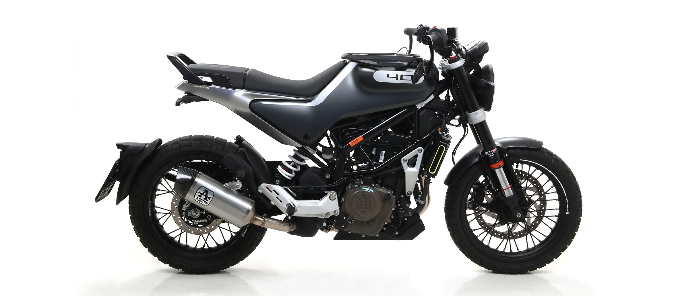 SCARICO MARMITTA INDY-RACE TITANIO-CARBONIO ARROW HUSQVARNA SVARTPILEN 401 2020>