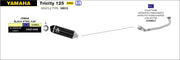 COMPLETE EXHAUST APP EC+ECE URBAN BLACK ALU-BLACK ARROW YAMAHA TRICITY 125 17-20