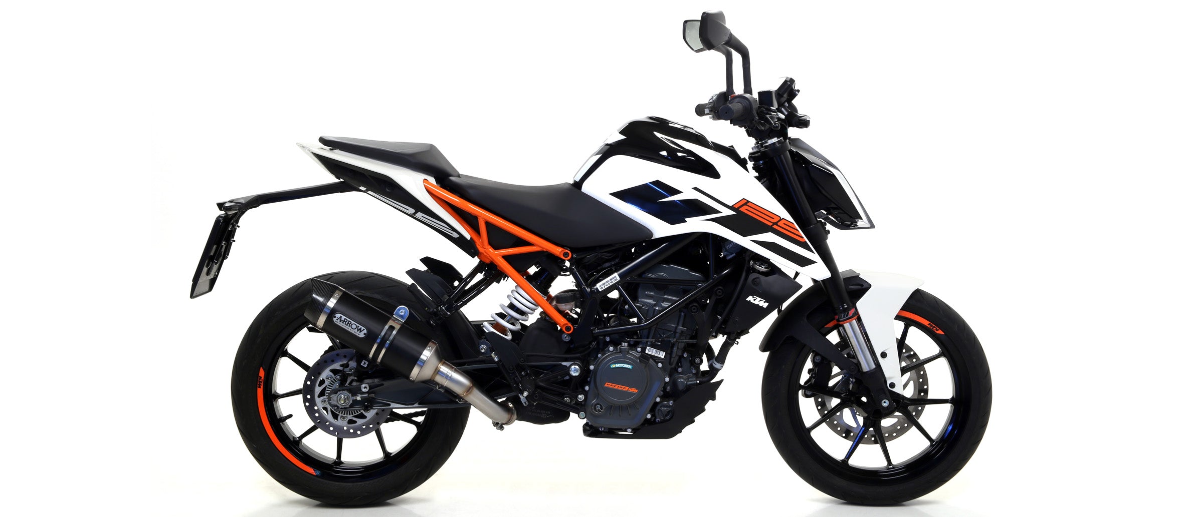 SCARICO MARMITTA THUNDER TITANIO-CARBONIO ARROW KTM DUKE 125 2017-20